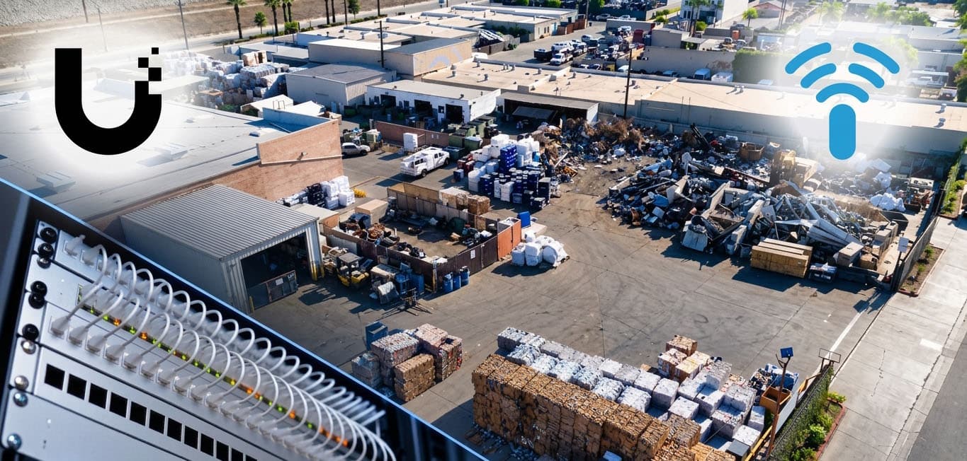 UniFi Network Upgrade for 3 Recycling Facilities: A Complete Case Study