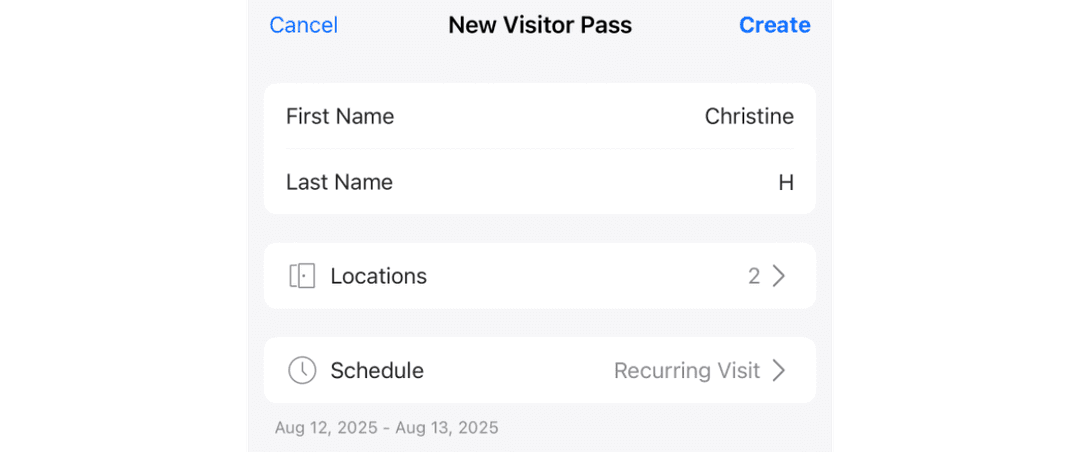 Add Visitors Details in UniFi Identity App