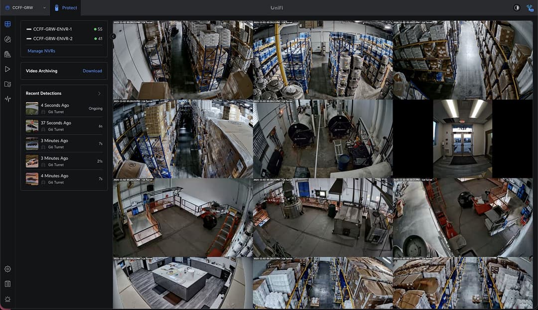 Ubiquiti Vantage Point. 90 Cameras