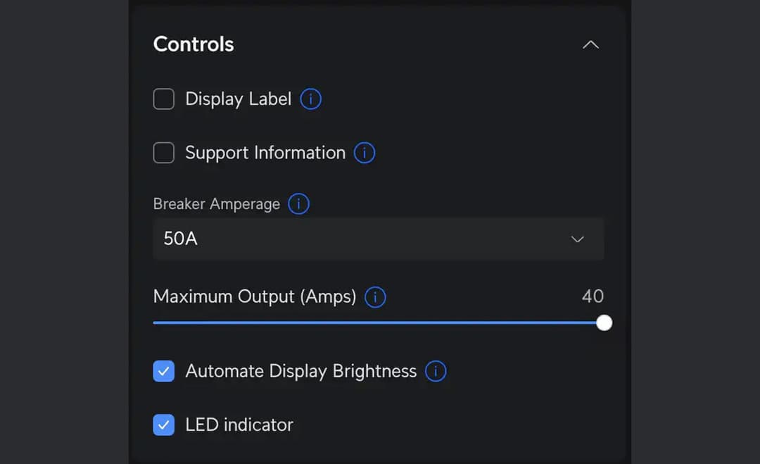 Ubiquiti EV Charger Station Settings