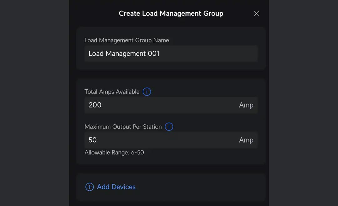 Load Management Group. UniFi EV Station.