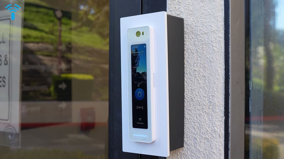 main entrance unifi g3 pro reader