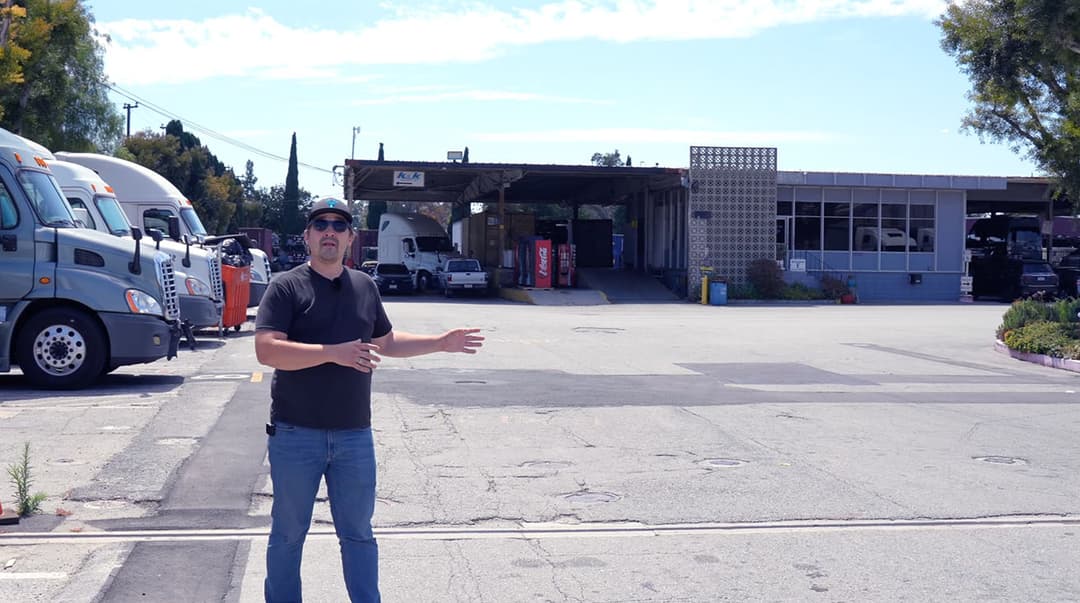 Commercial logistics facility overview