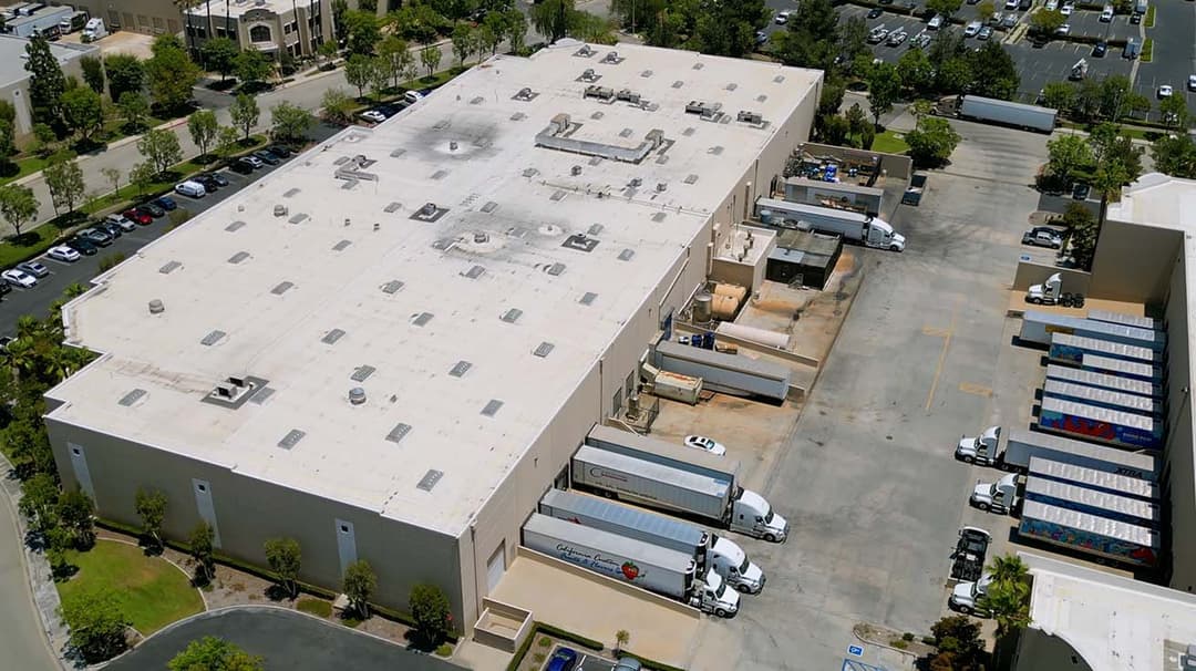 UniFi-Powered Food Logistics Hub: Aerial View
