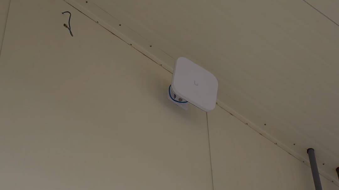 UniFi E7 Campus installed above production line