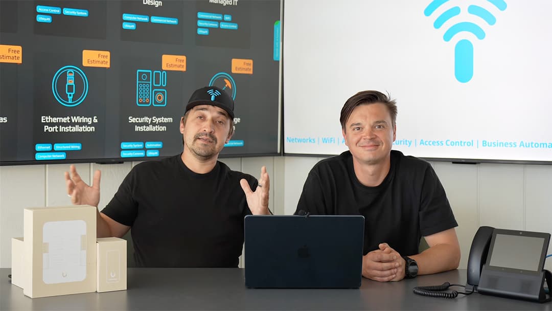 YesTechie certified Ubiquiti UniFi integrators presenting custom AI solution